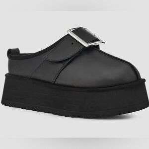 NEW UGG Opening Ceremony Tasman X Platform Slip-On Shoe in Black Size 6